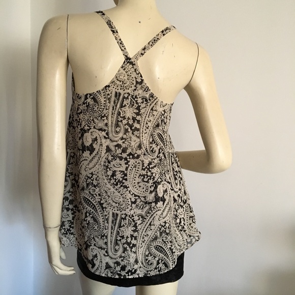 paisley printed trapeze tank top - Picture 5 of 8